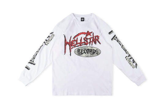 Studio Records L/S T-Shirt White